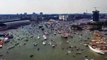 Des milliers de bateaux dans le port d'Amsterdam - Timelapse