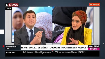 "Hijab de running" de Decathlon - Débat dans l'émission "Morandini Live" sur CNews et Non Stop People