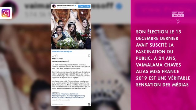 Vaimalama Chaves accusée de faire le buzz, elle réplique