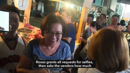 Roxas is ‘Mr Palengke’ once again in 2019 campaign trail