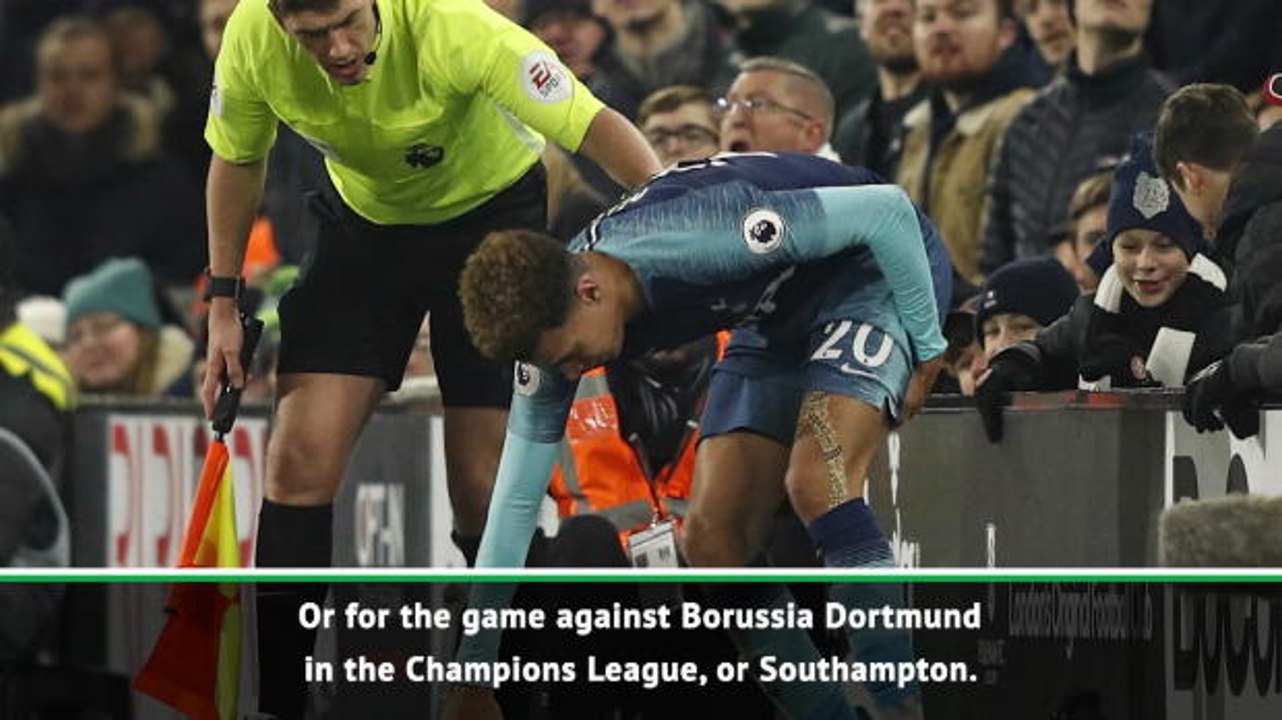 Pochettino hopeful Dele Alli can return for Dortmund clash