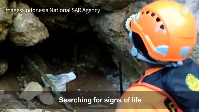 Search for survivors after deadly mine collapse in Indonesia