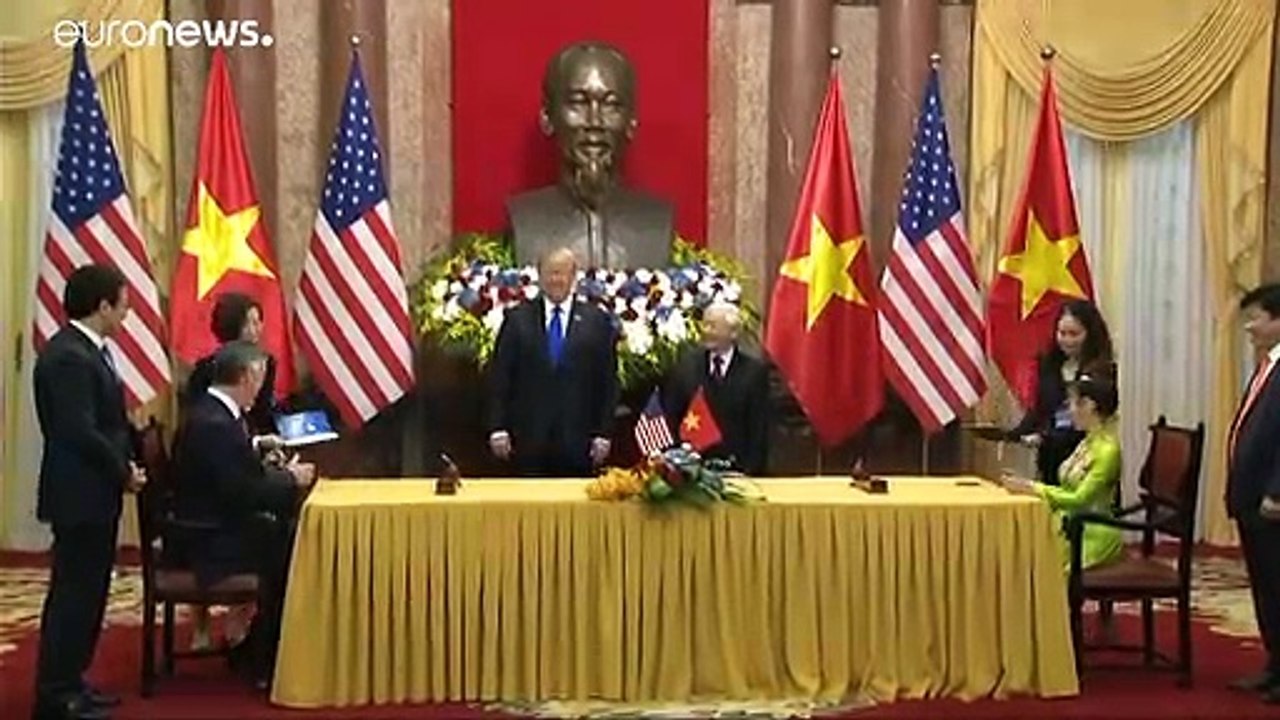 Trump trifft vietnamesischen Präsidenten - Luftfahrt-Verträge unterzeichnet