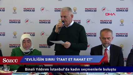Binali Yıldırım İstanbul’da kadın seçmenlerle buluştu