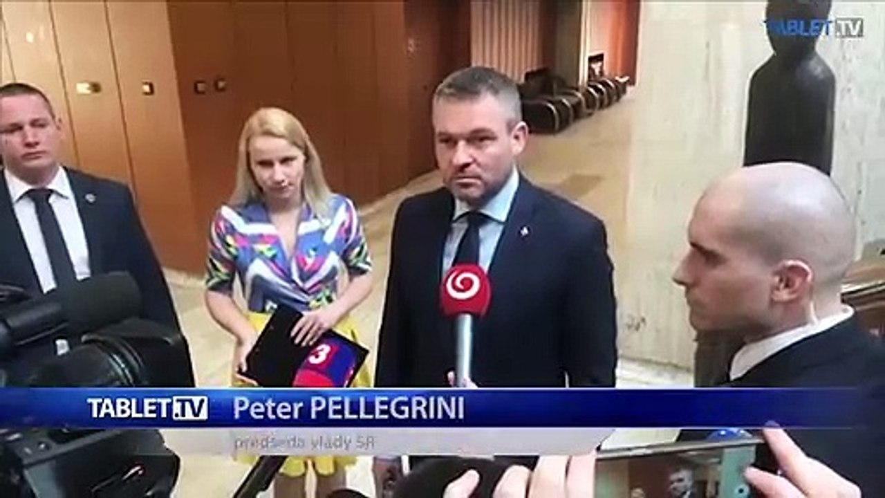ZÁZNAM: Brífing premiéra P. Pellegriniho