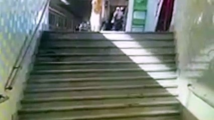 لحظة اندلاع النيران فى محطة مصر