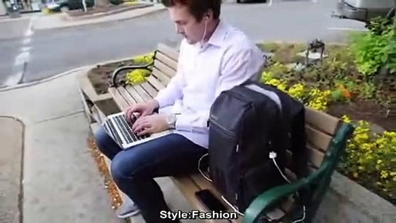 Kingsons 15"17" Laptop Backpack External USB Charge Computer Backpacks