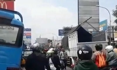 Kericuhan Terjadi di Luar Gedung Kampanye Prabowo di Sleman