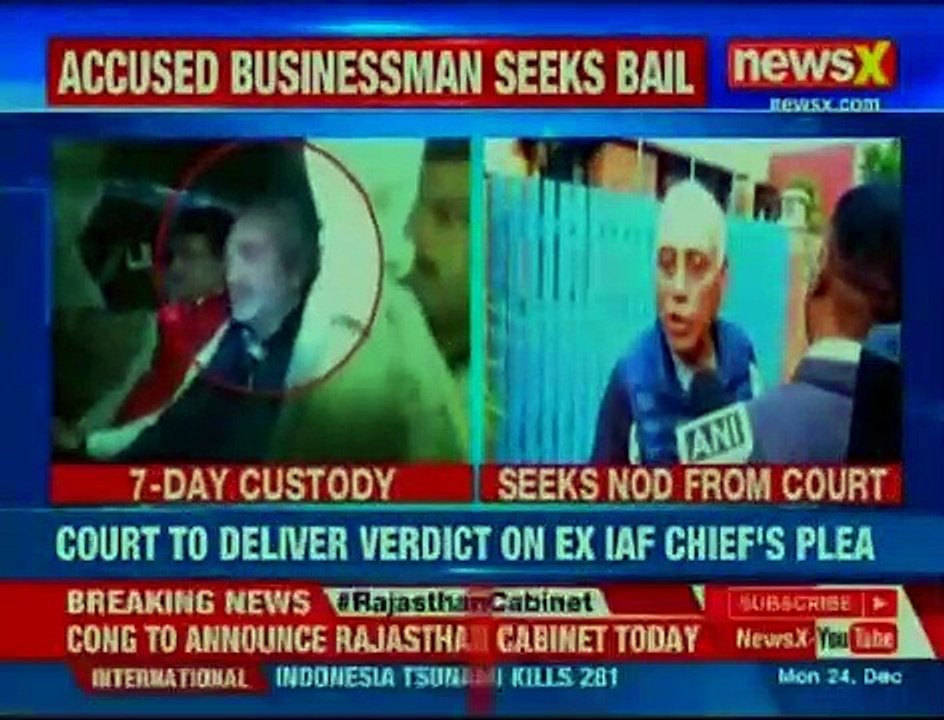Ex-IAF chief Tyagi sent to CBI custody, blames PMO for changed specifications