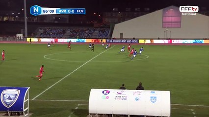 La frappe de LABEAU qui frôle le poteau!!