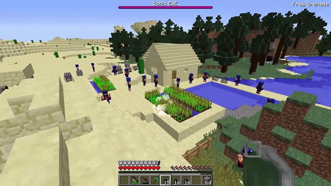 Minecraft NOOB vs PRO vs HACKER vs GOD  SONIC.EXE ATTACKED THE VILLAGE in Minecraft  Animation