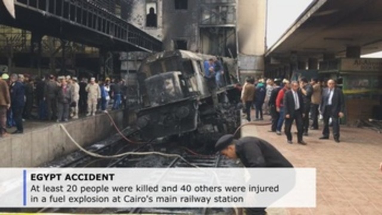 Egypt officials: 20 killed in fuel explosion at Cairo's main railway station