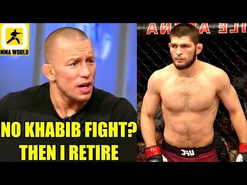 BREAKING NEWS-GSP to Retire from MMA after fight with Khabib didn't materialize,Tyron Woodley