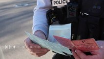 Vesoul : un brigadier de police explique le fonctionnement et l'exploitation de la caméra piéton
