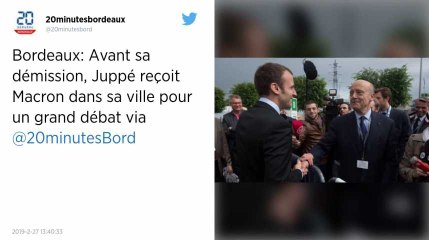 Grand débat à Bordeaux : Alain Juppé s’entretiendra avec Emmanuel Macron ce vendredi