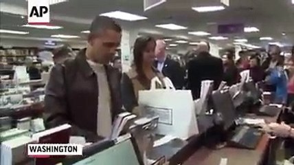 Barack Obama en train de faire ses courses comme simple citoyen!