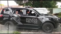 Fã da Polícia Militar, rapaz que trata câncer recebe a visita de policiais do Bope