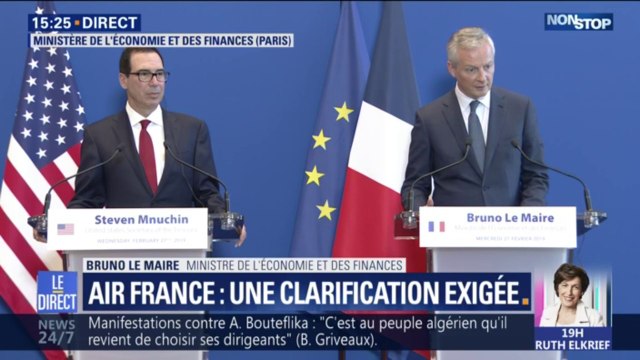 Bruno Le Maire sur Air France/KLM: Je considère que la décision du gouvernement néerlandais est incompréhensible et inattendue