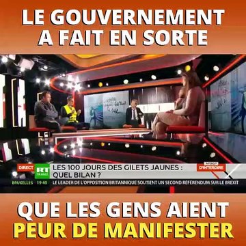 «Aujourd'hui dans le pays des droits de l'homme, on a fait en sorte que les gens aient peur d'exercer une liberté fondamentale: la liberté d'expression.»