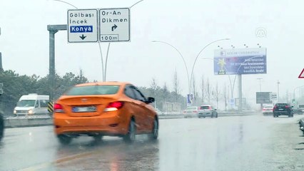 Başkentte kar yağışı - ANKARA