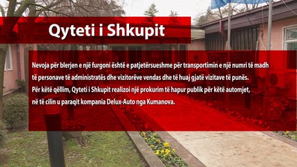 Edhe Qyteti i Shkupit bleu furgon luksoz nga "De Lux -Auto"