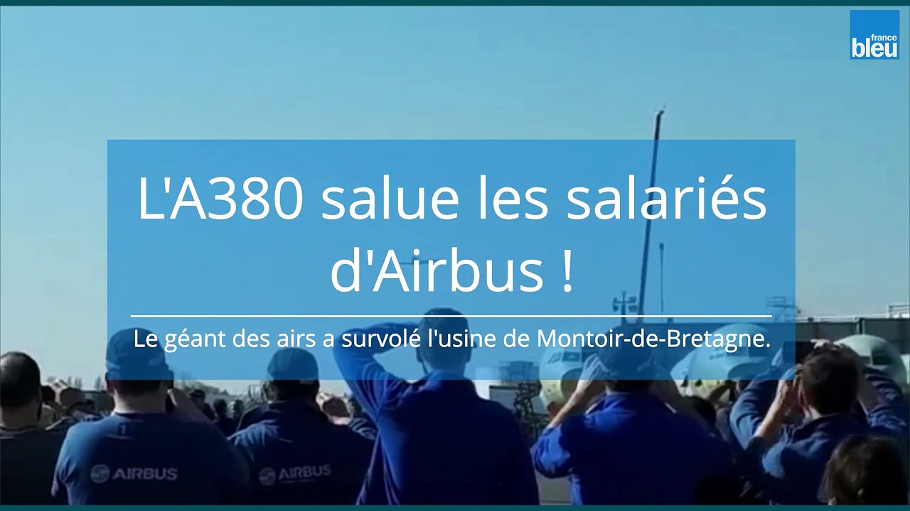L'A380 survole Montoir-de-Bretagne !