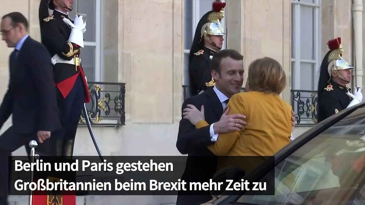 Merkel und Macron gestehen London mehr Zeit beim Brexit zu