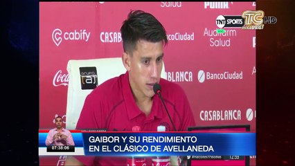 Fernando Gaibor y su rendimiento en el clásico de Avellaneda