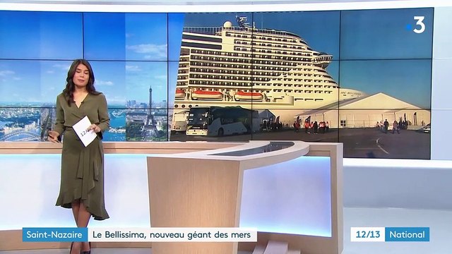 Saint-Nazaire : le Bellissima , nouveau géant des mers