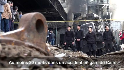 Au moins 20 morts après un accident en gare du Caire