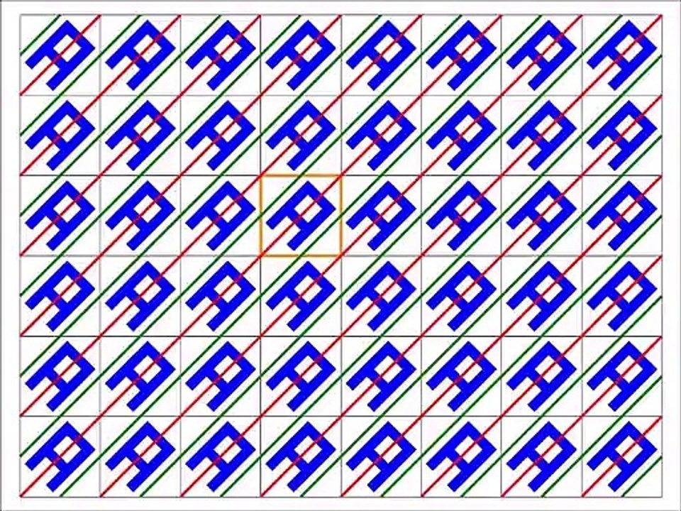 COM QUANTAS SIMETRIAS SE FAZ UM AZULEJO? 1