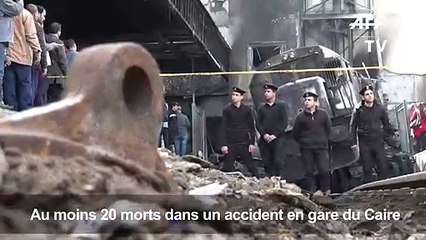 Au moins 20 morts après un accident en gare du Caire