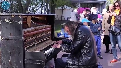 Уличный пианист, музыка для души!