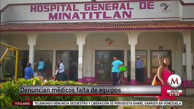 Médicos levantan la voz por falta de insumos y equipos