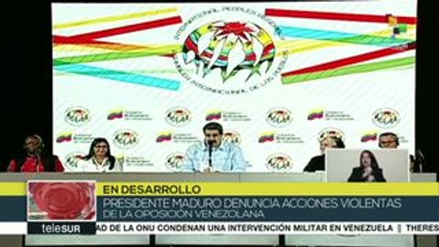 Pdte. Nicolás Maduro muestra pruebas de la agresión desde Colombia