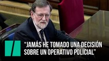 Rajoy sobre la intervención policial: 