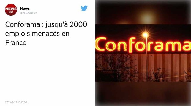 Conforama. Son actionnaire Steinhoff voudrait vendre, 2 000 emplois menacés