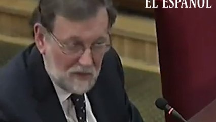 Rajoy declara como testigo en el juicio del procès