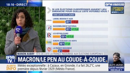 Européennes: Manon Aubry (LFI) appelle "tous les jeunes à se mobiliser"
