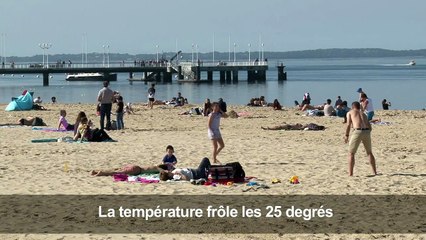 Arcachon: soleil et chaleur... ambiance estivale en plein hiver