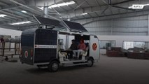 Indian students launch autonomous, solar-powered bus