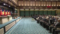Cumhurbaşkanı Erdoğan, Çad Cumhurbaşkanı Deby ile Ortak Basın Toplantısı Yaptı