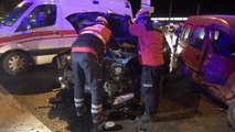Bolu Cip, Kırmızı Işıkta Duran Araçlara Çarptı: 4 Yaralı