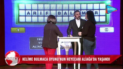 KELİME BULMACA OYUNU’NUN HEYECANI ALİAĞA’DA YAŞANDI
