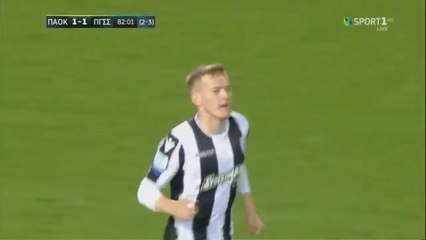 2-1 Karol Swiderski Goal - PAOK 2-1 Panionios 27.02.2019 [HD]