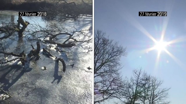 À un an, jour pour jour, plus de 25 degrés de différence à Paris