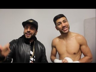 PUNJABI PUNCH! - SANJEEV SINGH SAHOTA & PUNJABI SUPERSTAR JUGGY D *POST FIGHT AFTER BRUTAL KO WIN*
