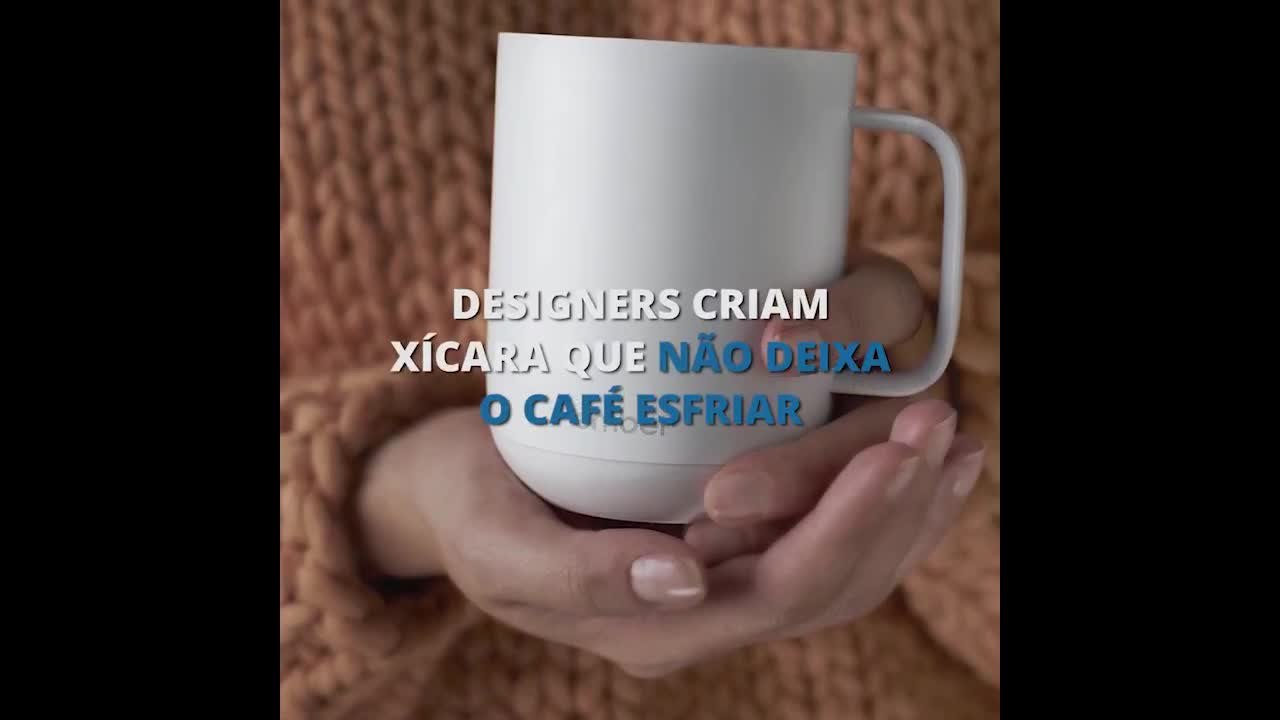Designers desenvolvem xícara que não deixa o café esfriar