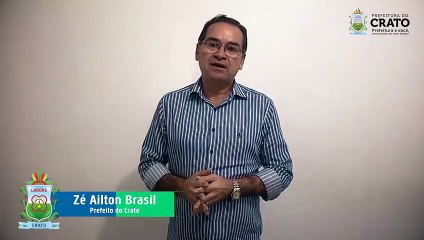 Prefeito Zé Ailton Brasil tem um importante recado para os servidores públicos do Crato