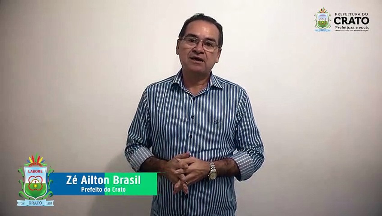 Prefeito Zé Ailton Brasil tem um importante recado para os servidores públicos do Crato